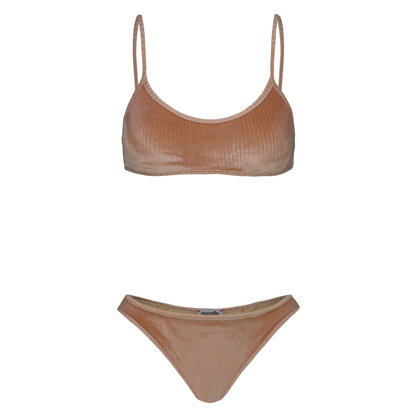 
                  
                    front of desert rose ribbed bikini Anine from 2024 beachwear collection
                  
                