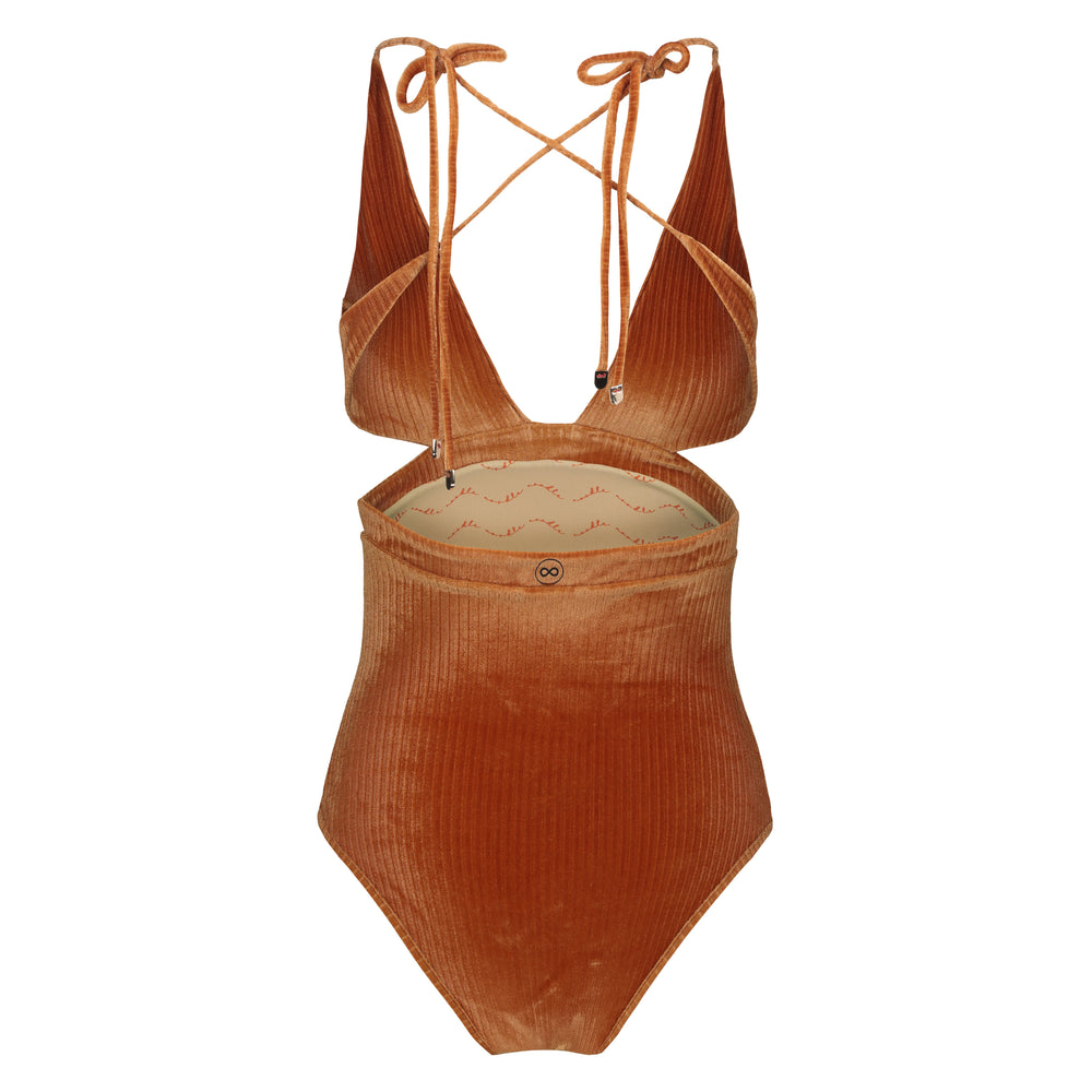 
                  
                    back of orange swimsuit Iris from 2024 beachwear collection
                  
                