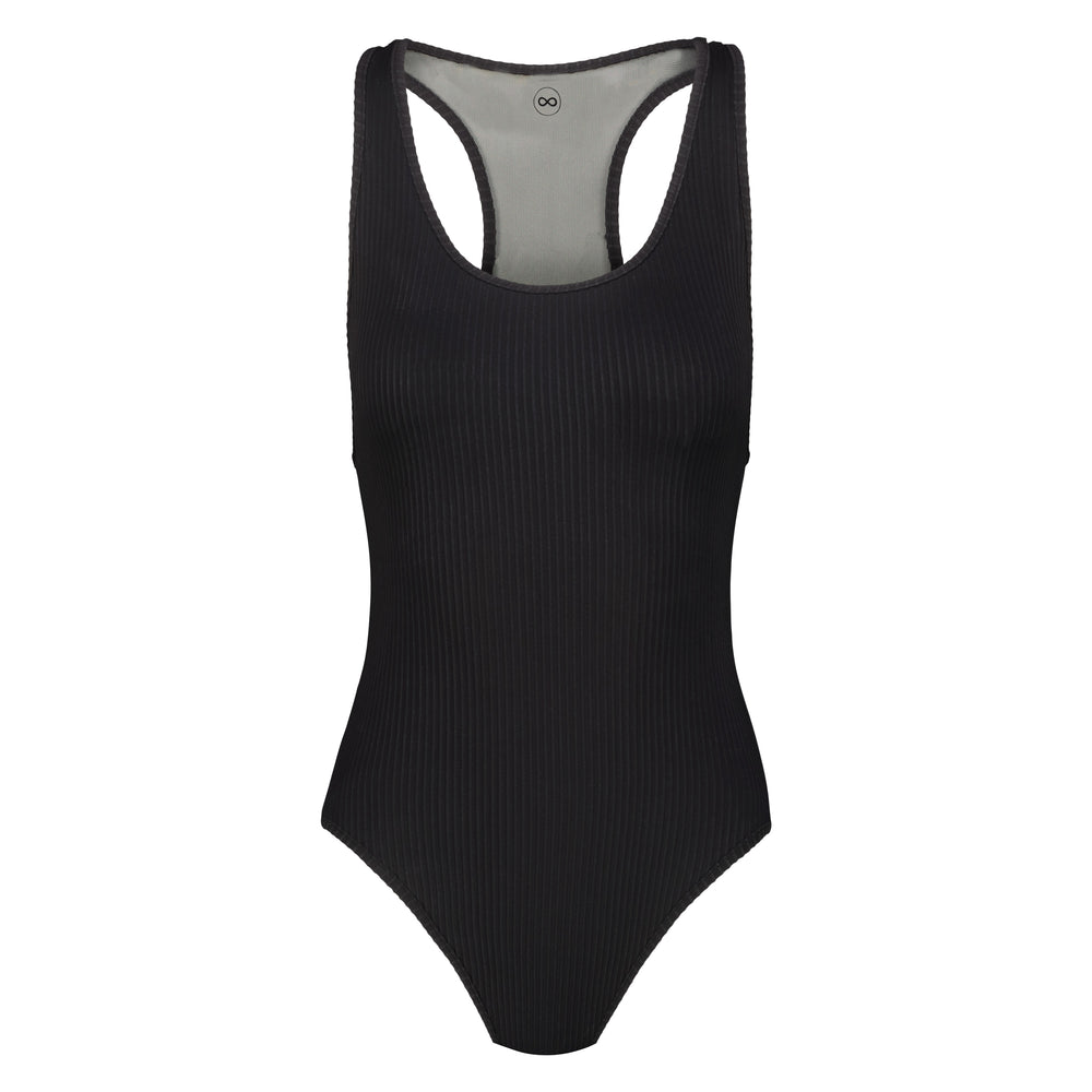 
                  
                    front of black swimsuit Rubina by 2024 Noodle Beachwear collection
                  
                